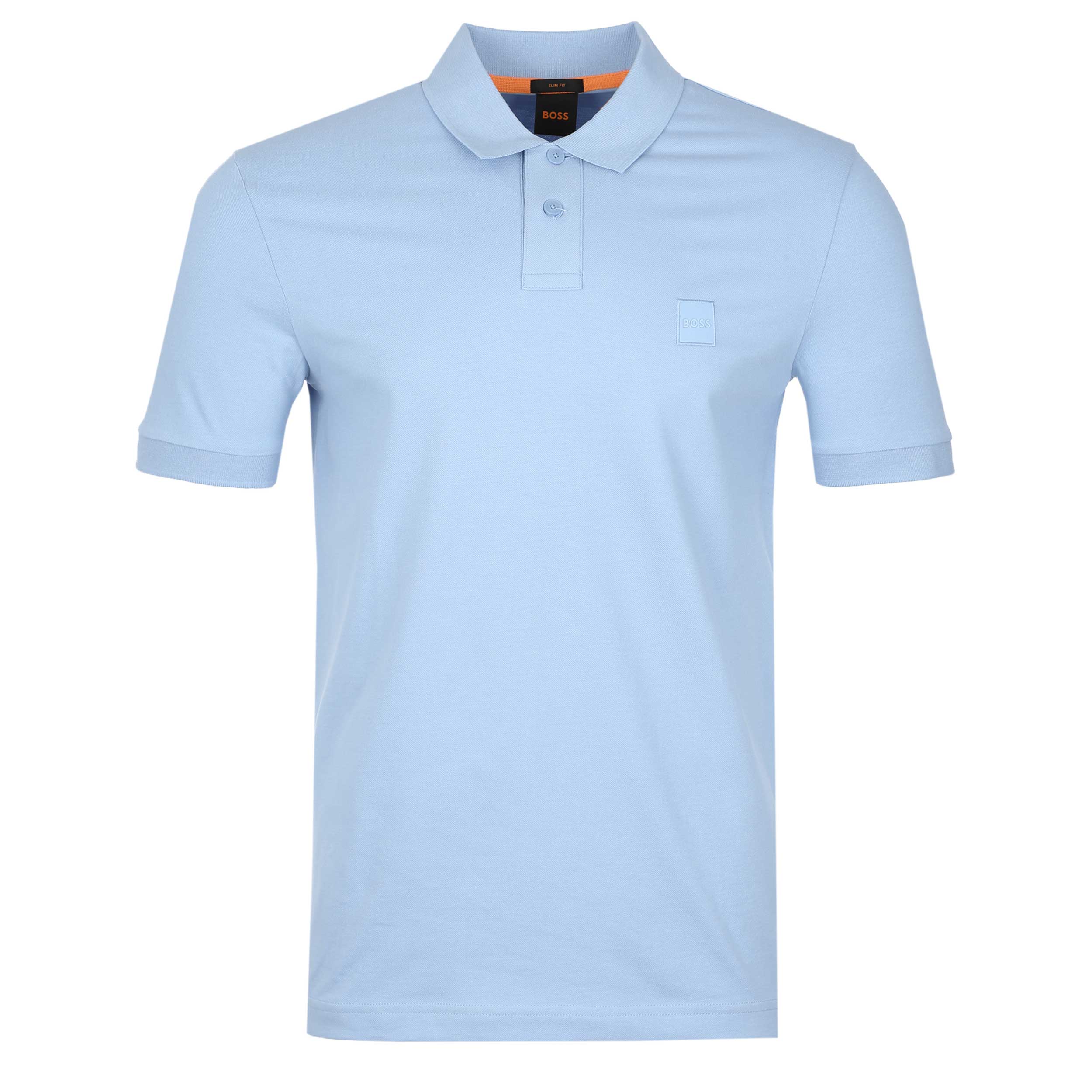 BOSS Passenger Polo Shirt in Open Blue