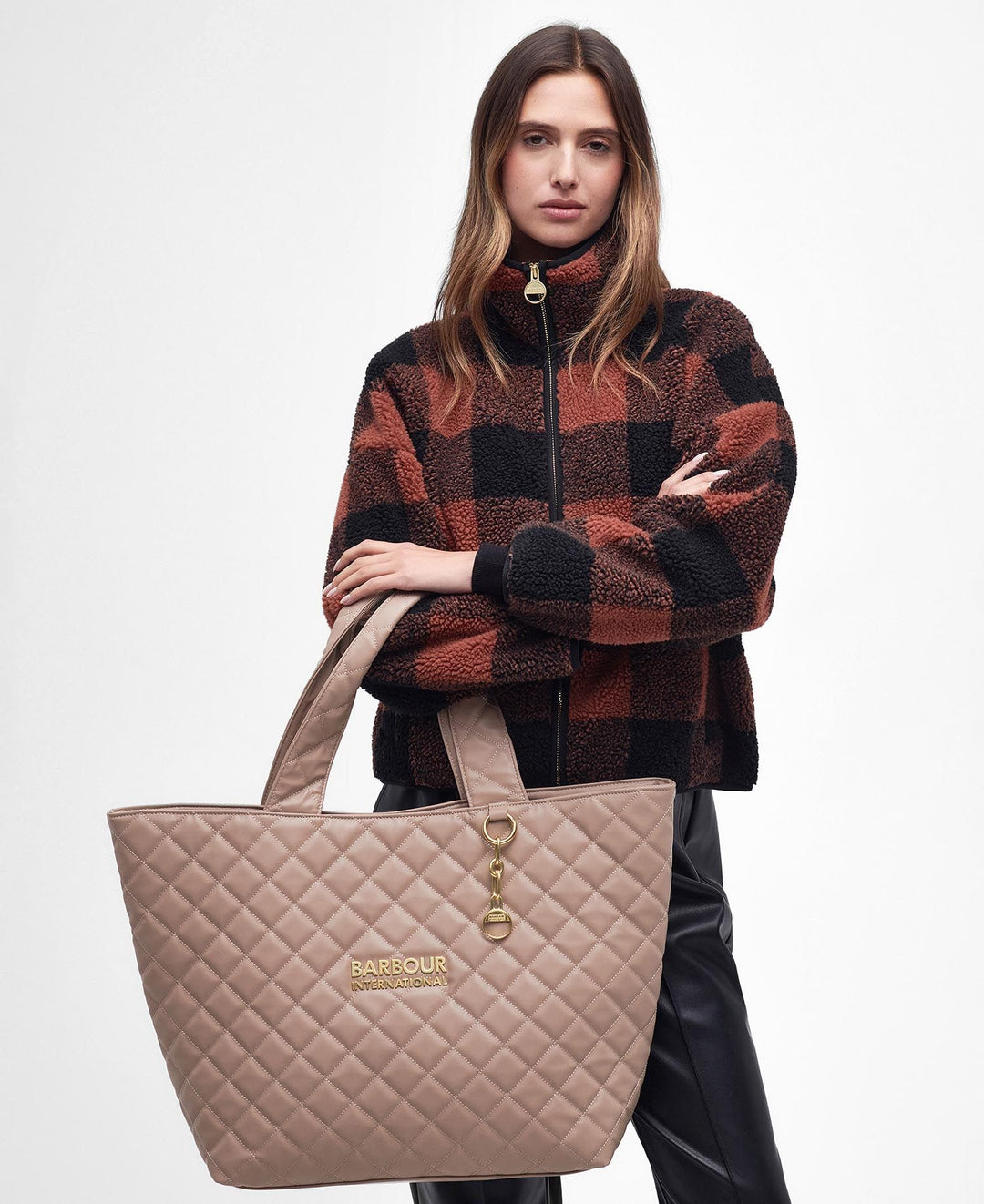 Barbour Battersea Ladies Tote Bag in Camel Norton Barrie