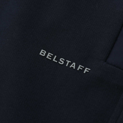 Belstaff Alloy Sweat Short in Dark Ink Logo