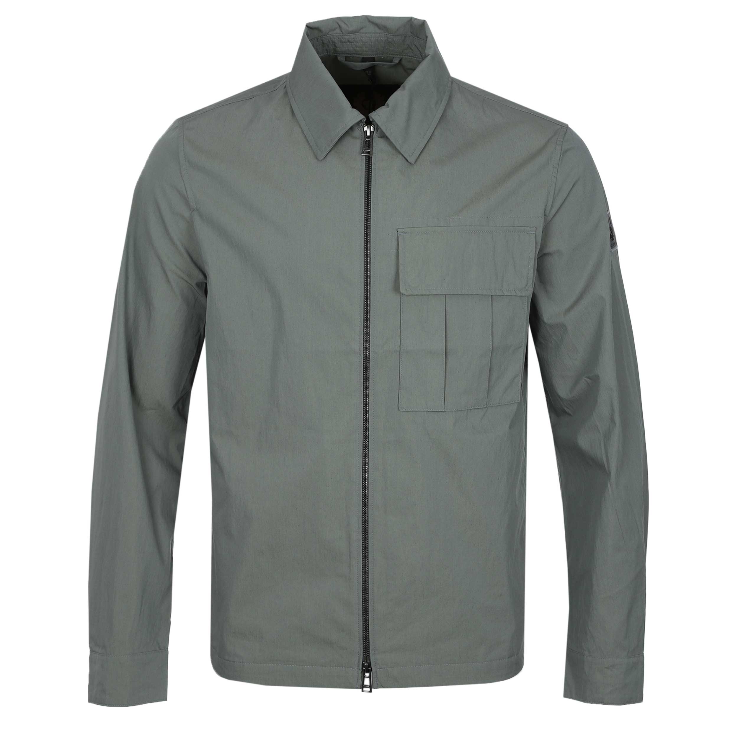 Belstaff Cargo Overshirt in Atlantic Grey
