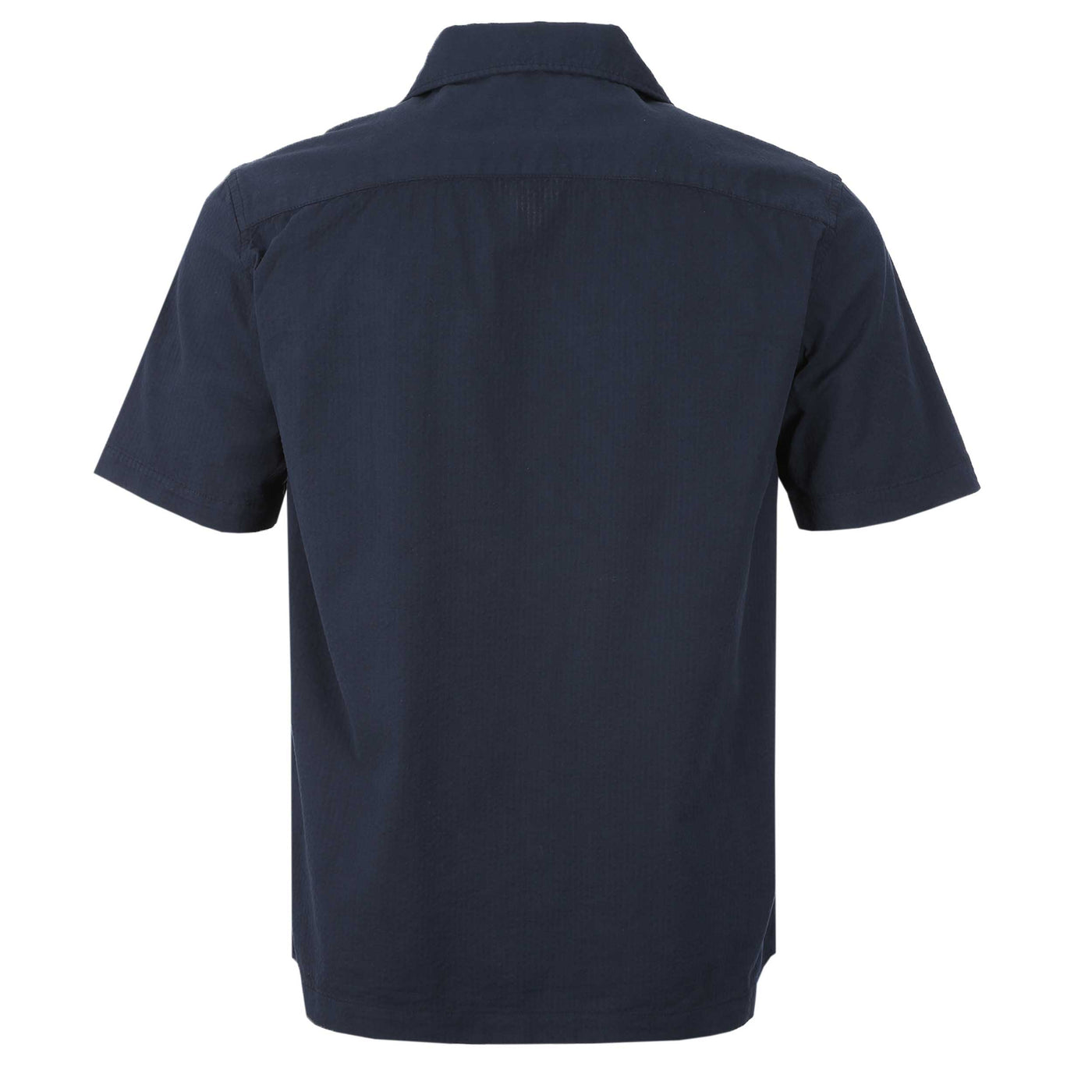 Belstaff Caster SS Shirt in Navy Back