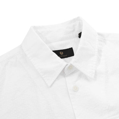 Belstaff Caster Shirt in White Collar