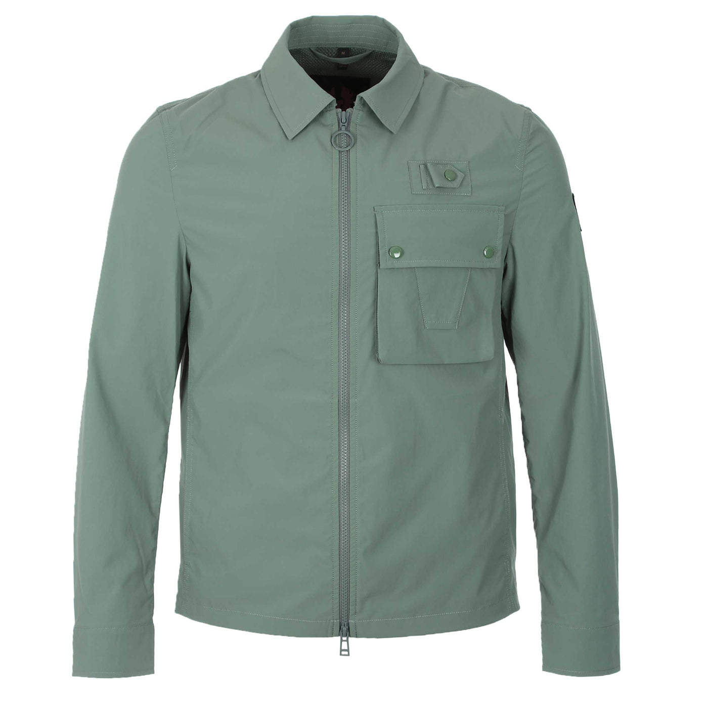 Belstaff Castmaster Overshirt in Mineral Green