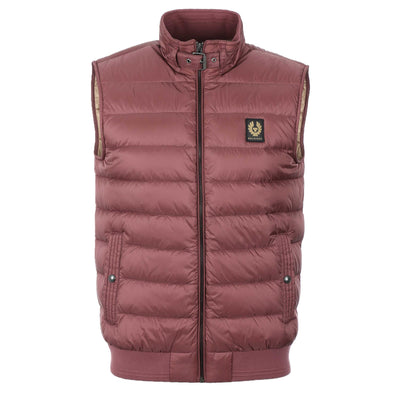 Belstaff Circuit Gilet in Mulberry