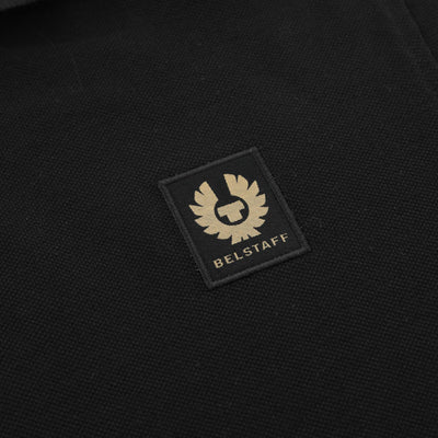 Belstaff Classic Short Sleeve Polo Shirt in Black Logo