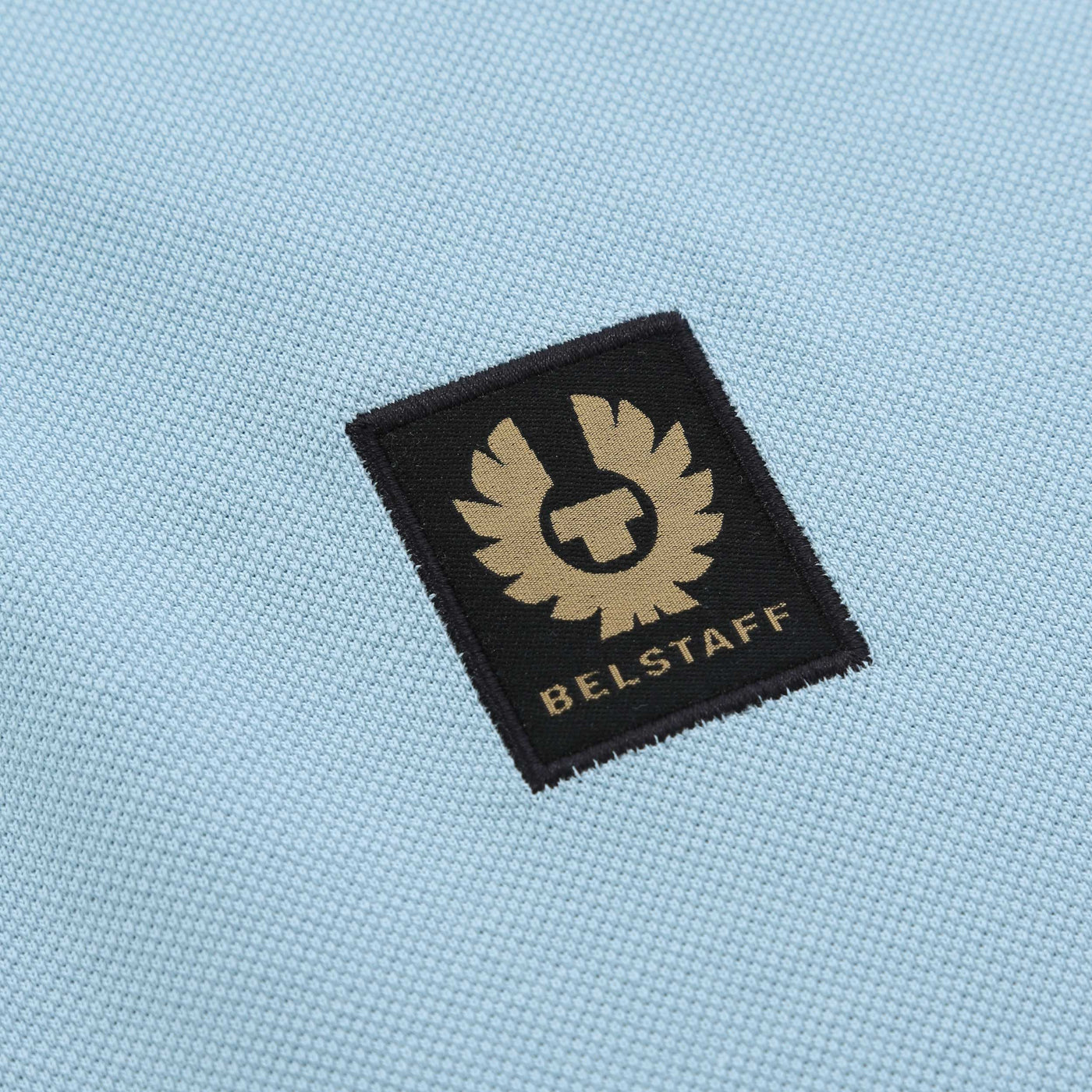 Belstaff Classic Short Sleeve Polo Shirt in Skyline Blue Logo