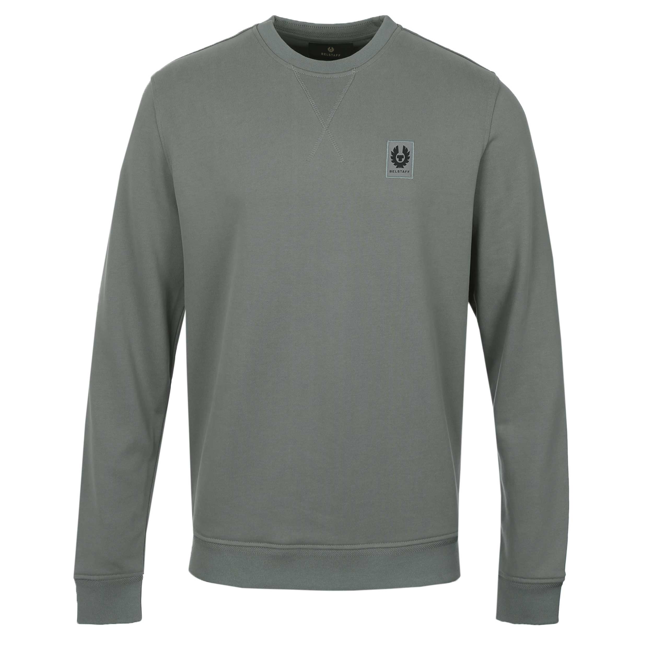Belstaff Classic Sweat Top in Atlantic Grey