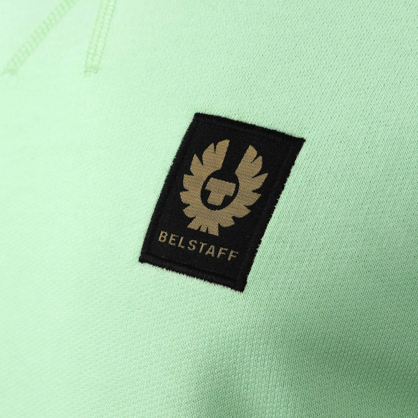 Belstaff Classic Sweat Top in New Leaf Green Logo