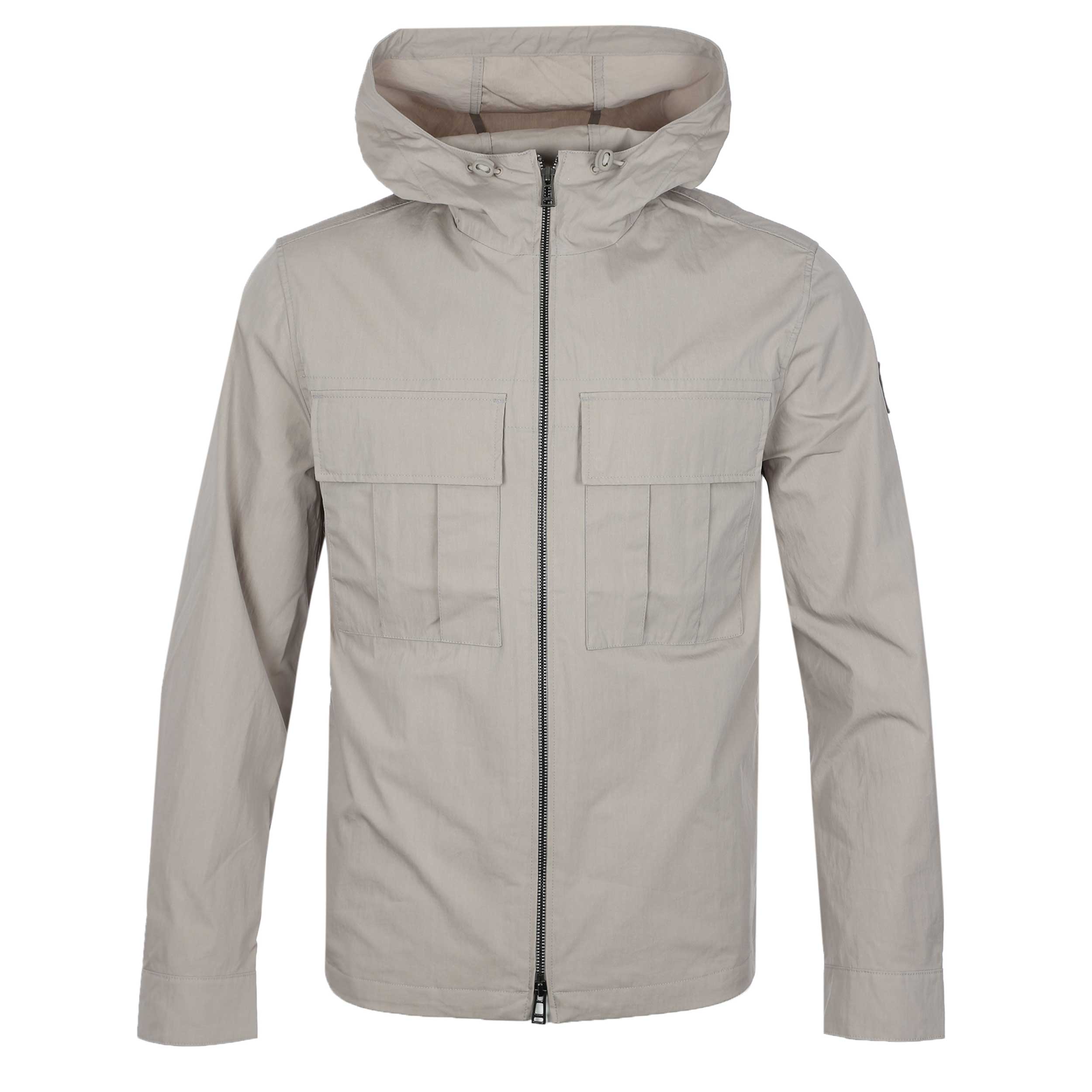 Belstaff Container Overshirt in Concrete