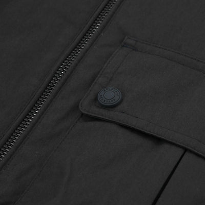 Belstaff Drome Overshirt in Black Pocket