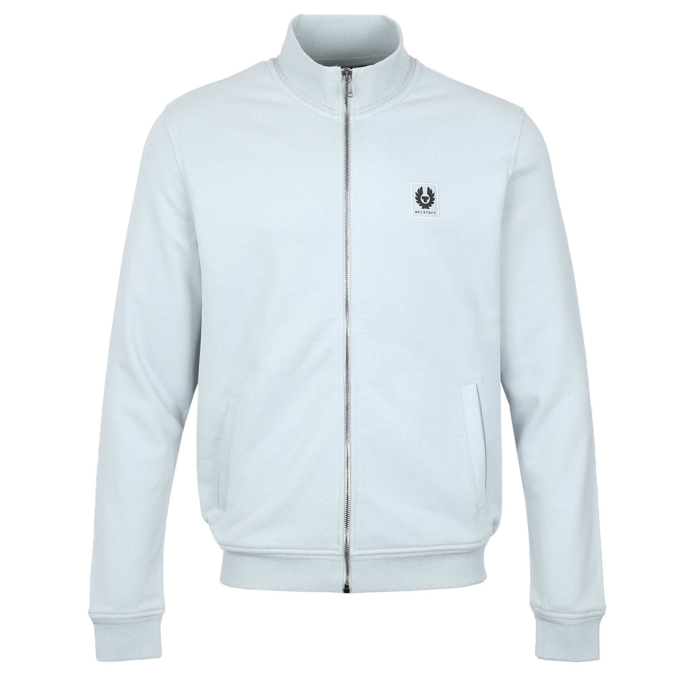 Belstaff Full Zip Sweat Top in Quarry Blue