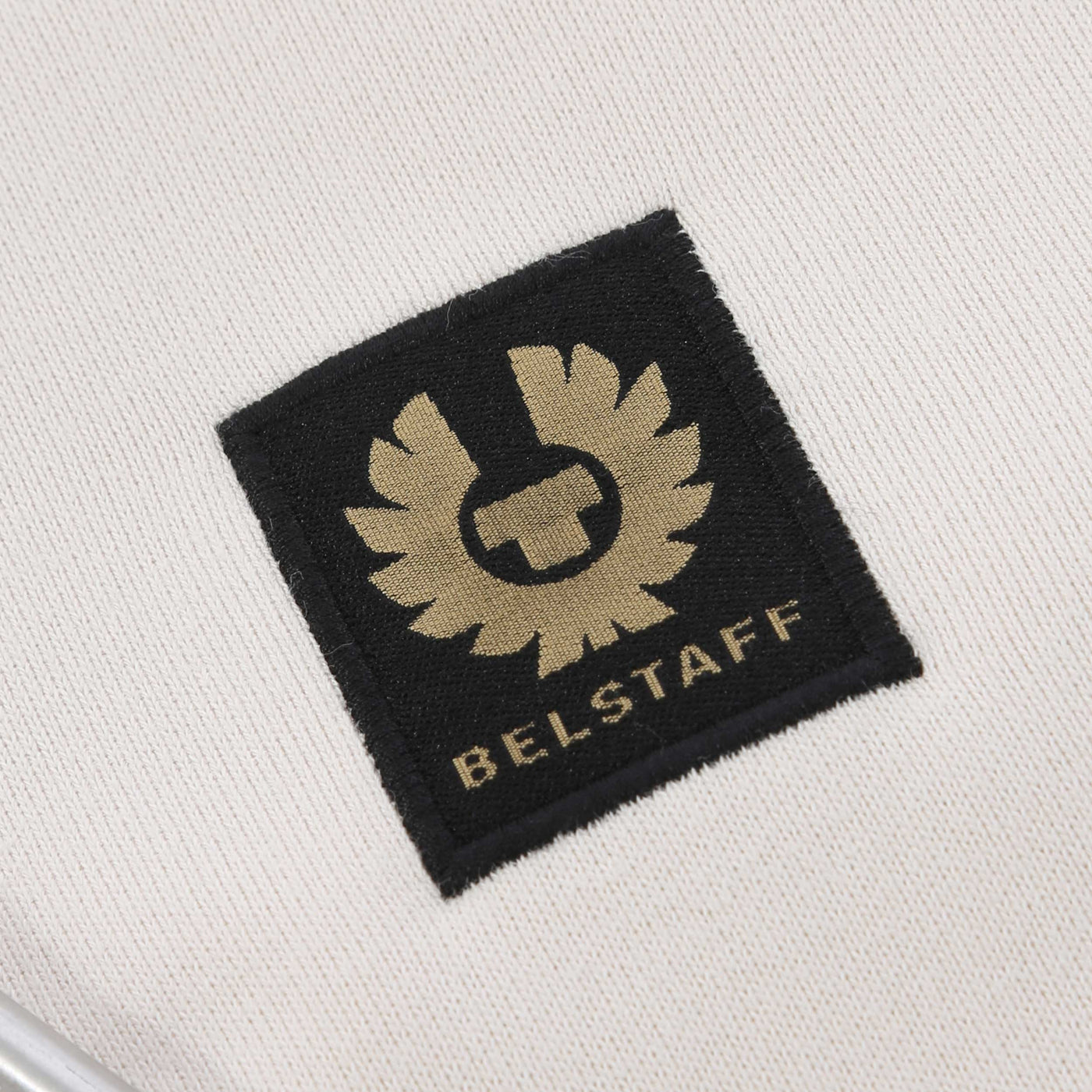 Belstaff Hoodie Sweat Top in Moonbeam Logo