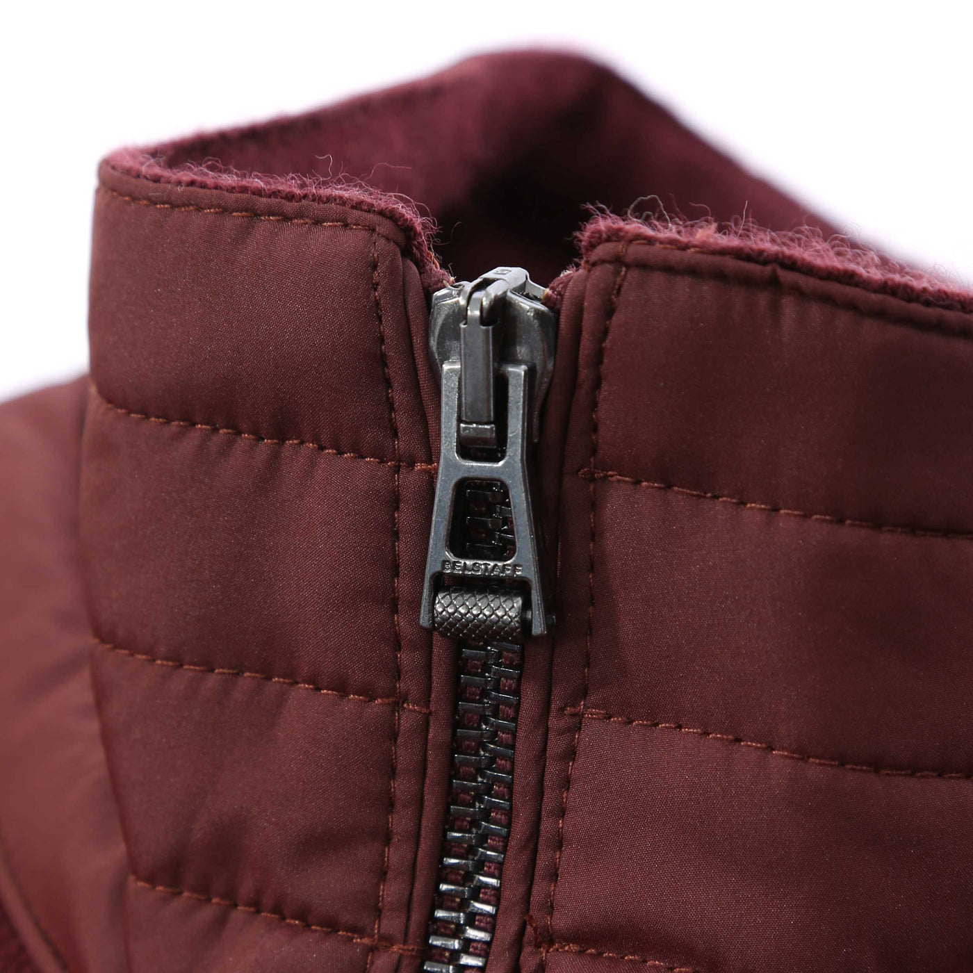 Belstaff Kelby Zip Cardigan in Redwood Zip