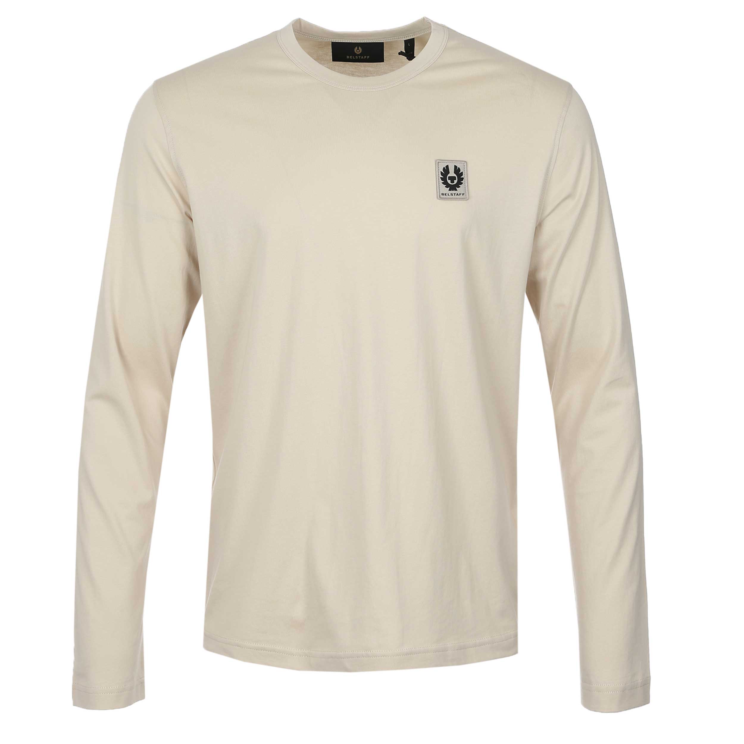 Belstaff Long Sleeve T Shirt in Pale Stone