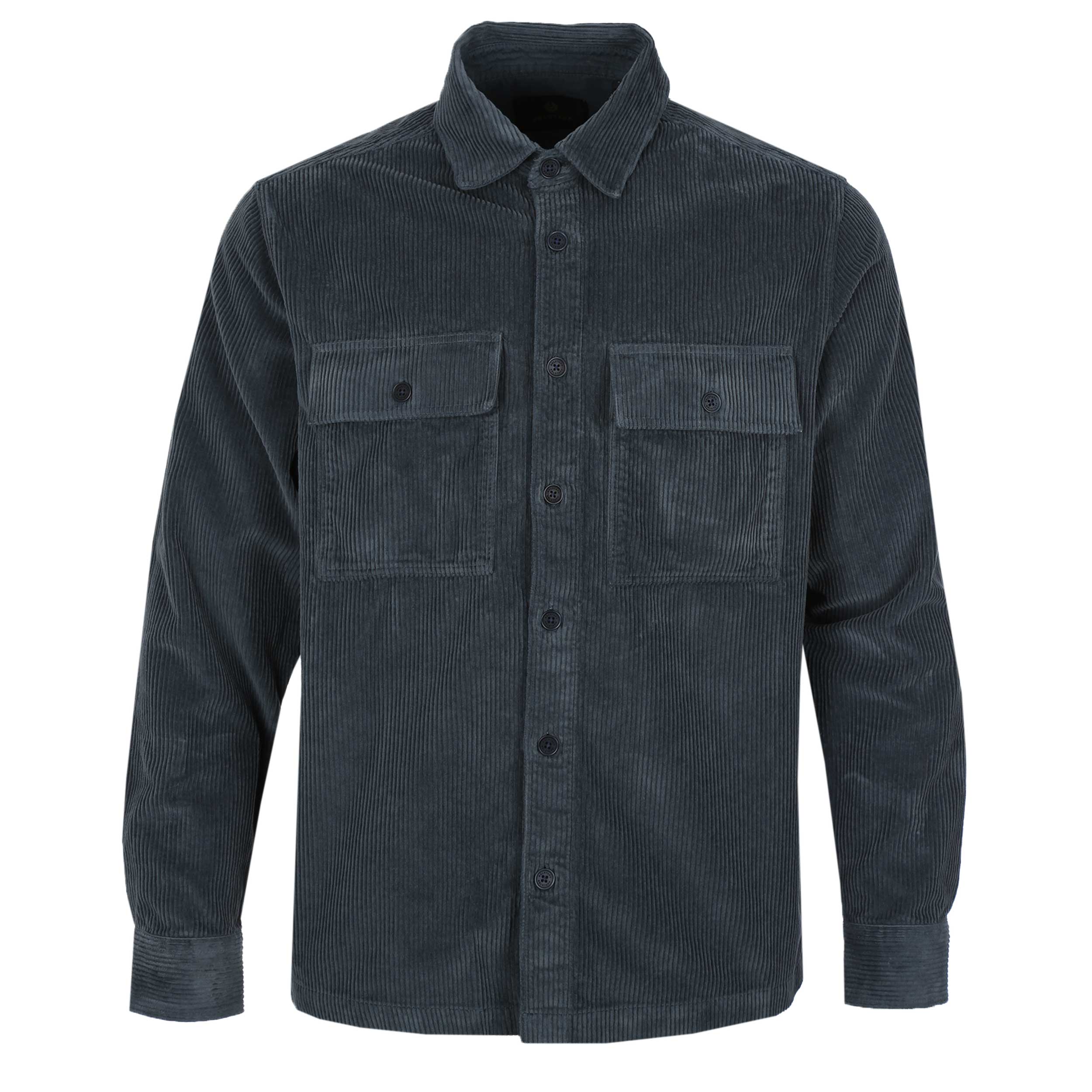 Belstaff Ravine Cotton Corduroy Shirt in Petrol