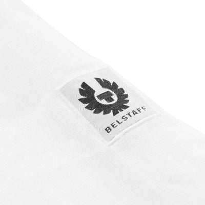 Belstaff Scale Linen Shirt in White Logo