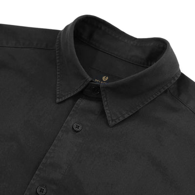 Belstaff Scale Shirt in Black Collar
