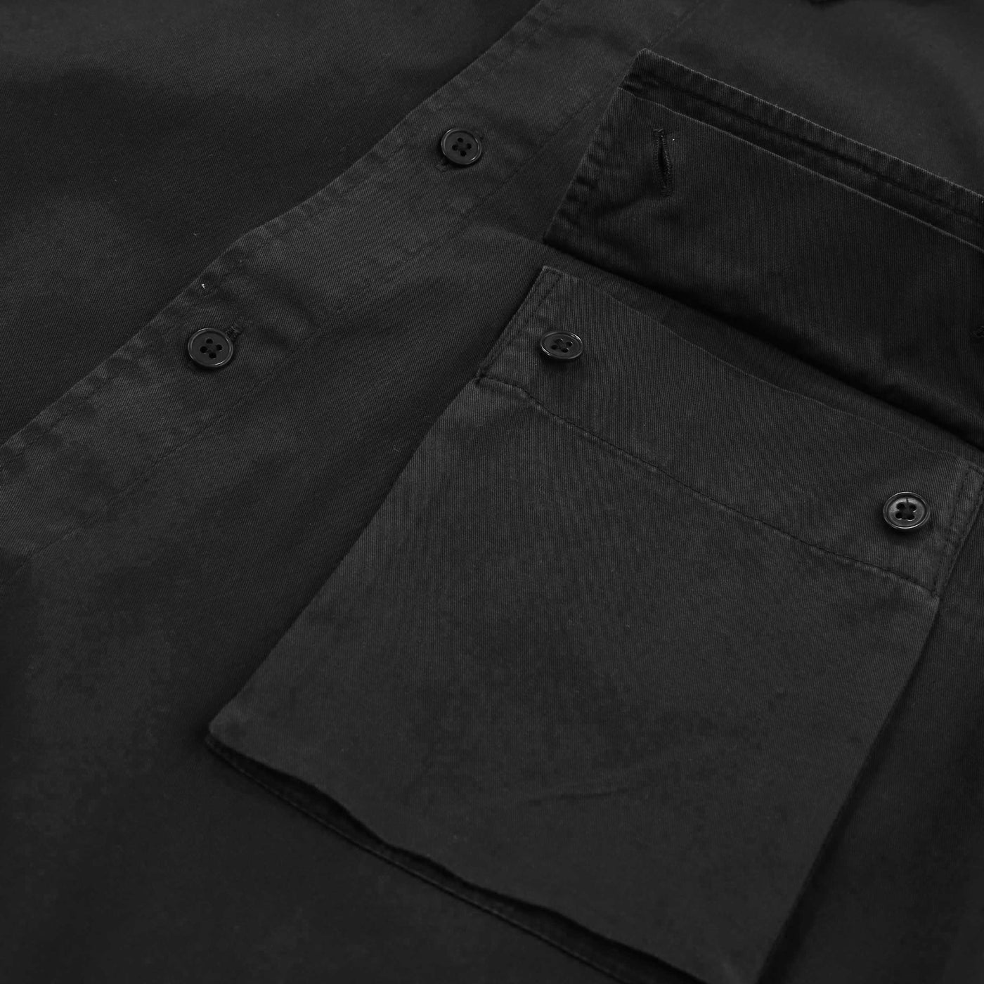 Belstaff Scale Shirt in Black Pocket