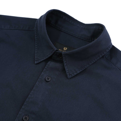 Belstaff Scale Shirt in Dark Ink Collar