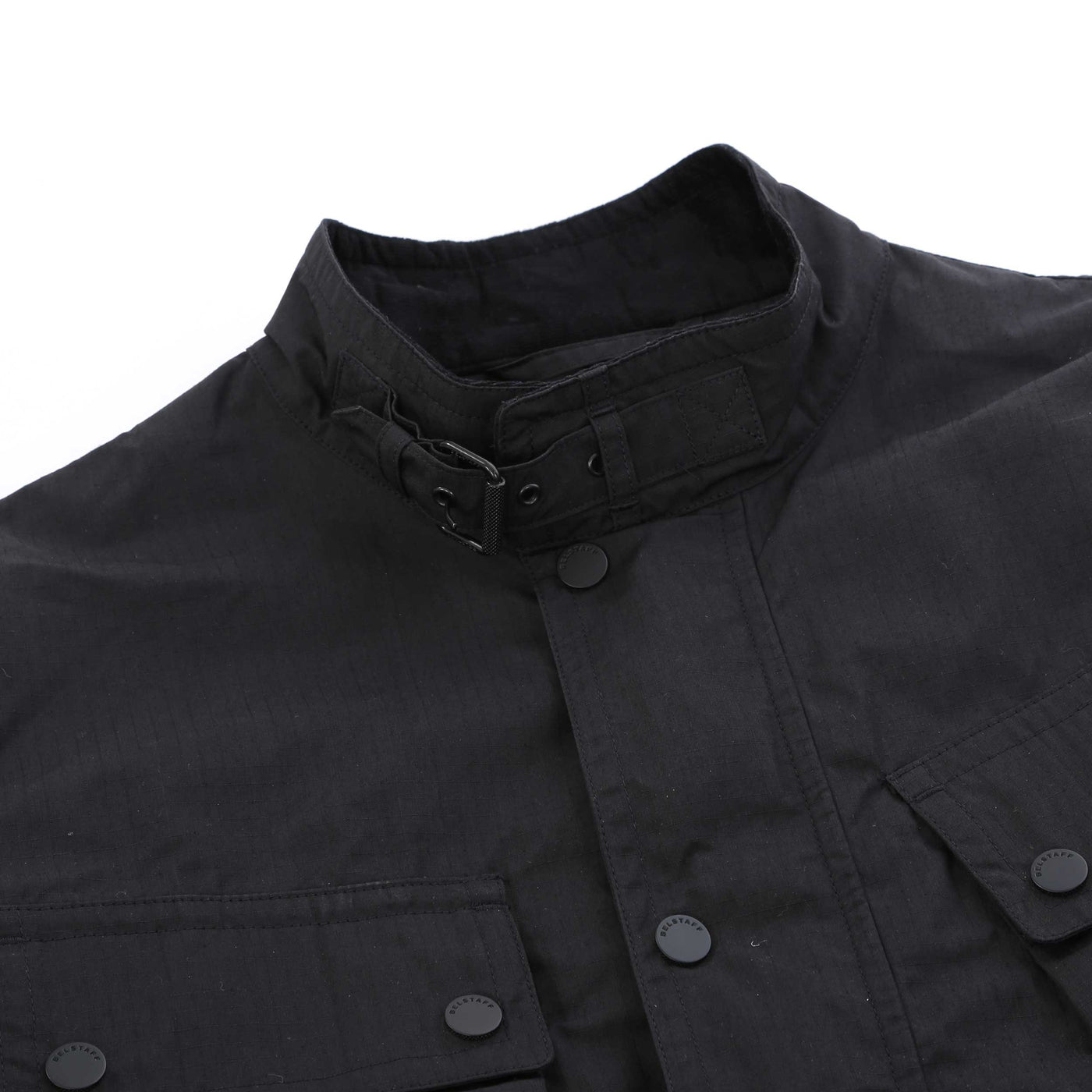 Belstaff Service Racemaster Jacket in Black collar