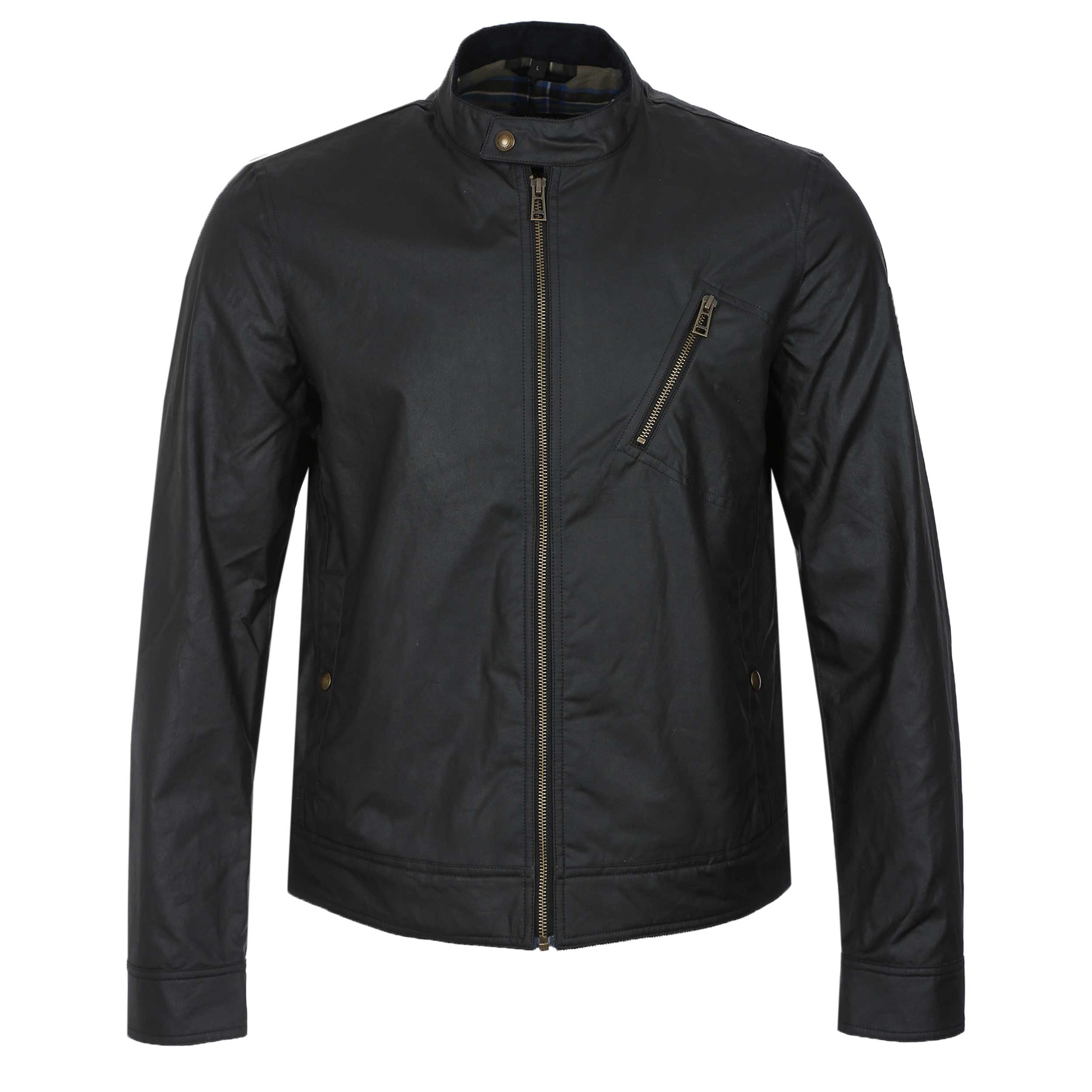 Belstaff Sideline Wax Jacket in Dark Navy