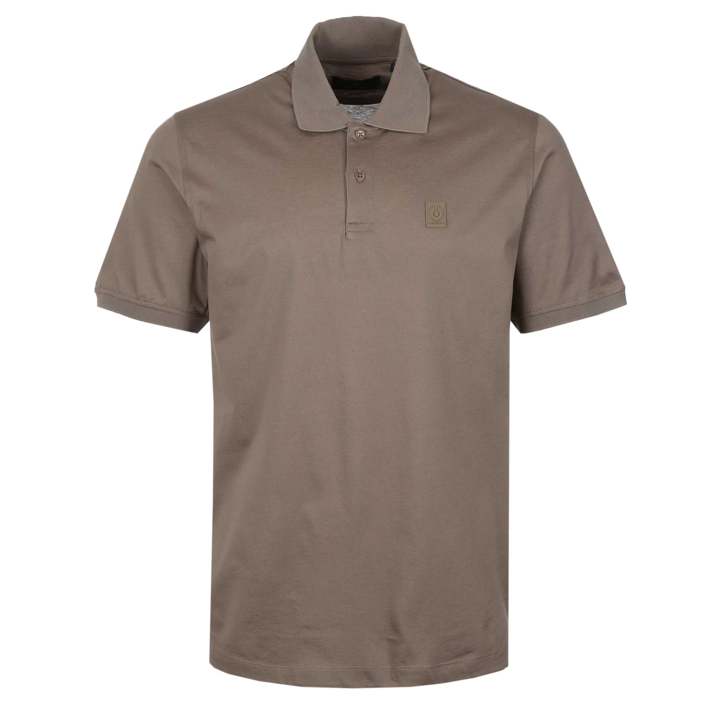 Belstaff Steel Polo Shirt in Dusty Taupe