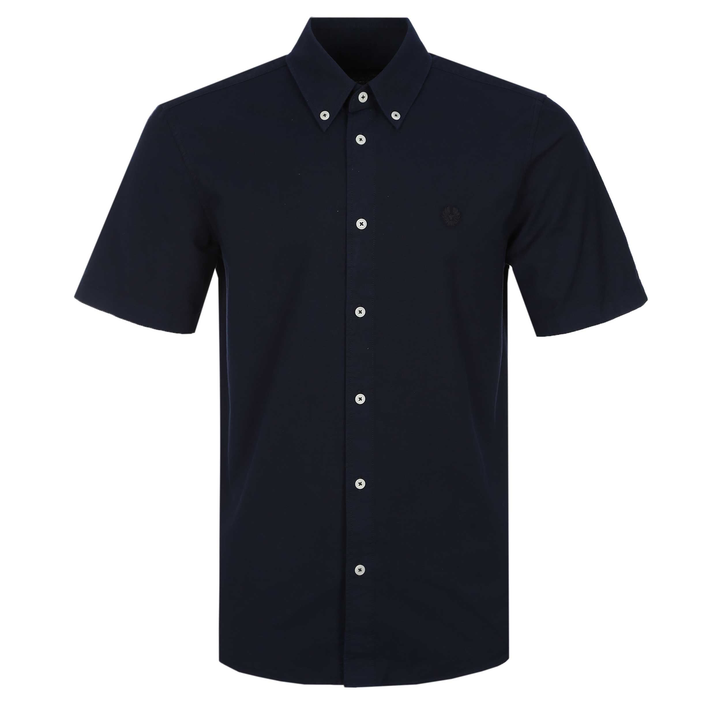 Belstaff Street Short Sleeve Shirt in Dark Ink
