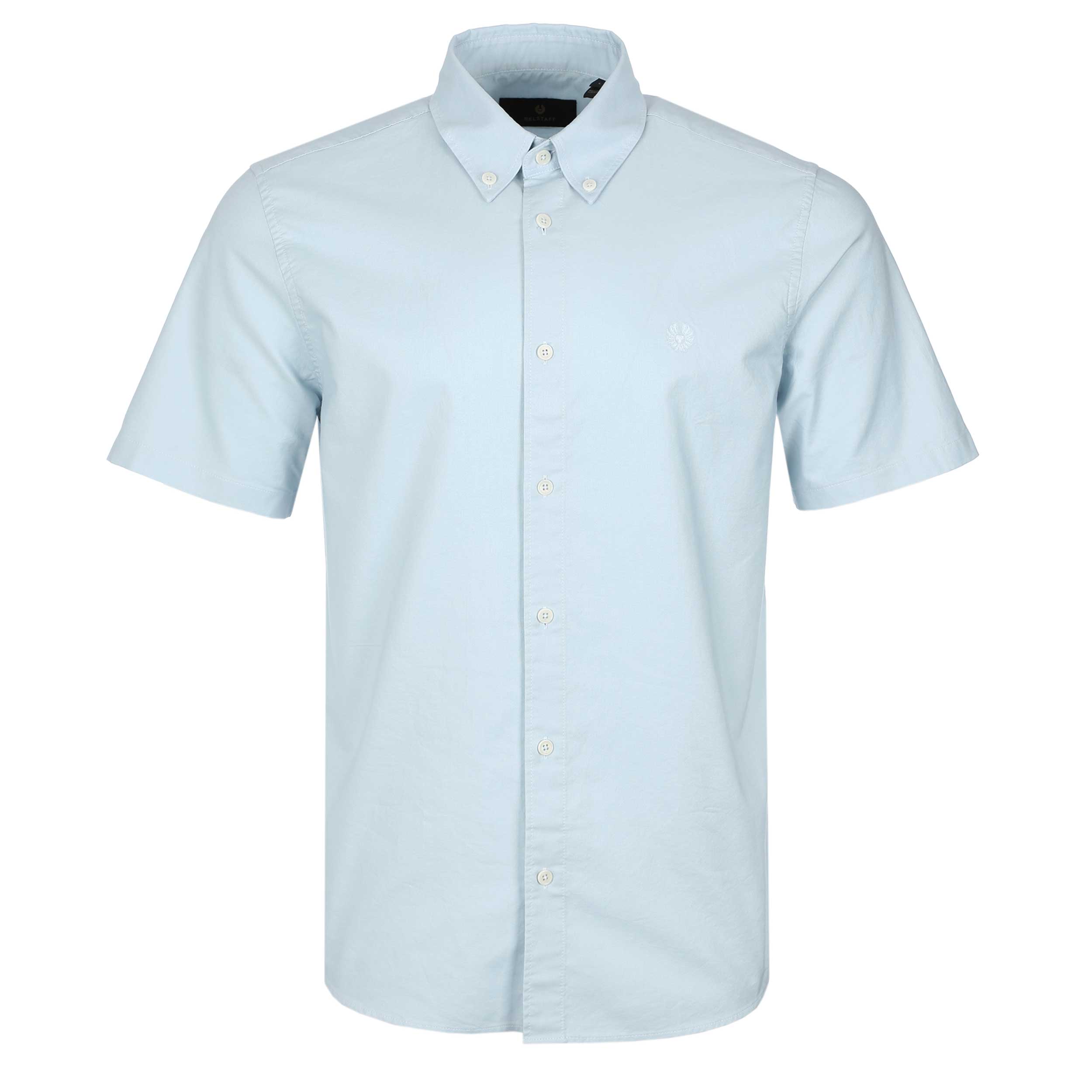 Belstaff Street Short Sleeve Shirt in Sky Blue