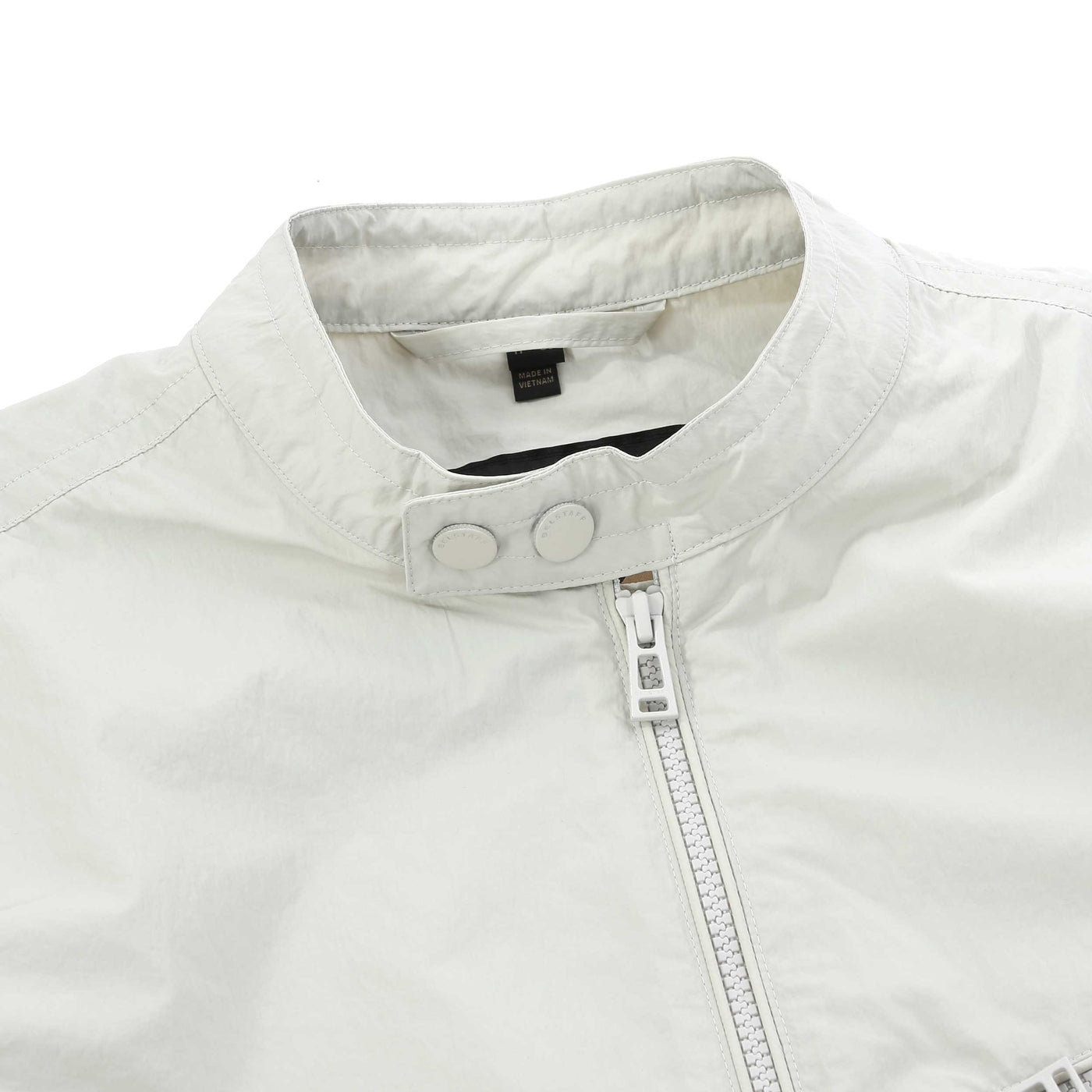 Belstaff Walkham Jacket in Stone Beige collar