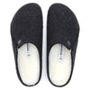 Birkenstock Zermatt Shearling Slipper in Anthracite Birdseye
