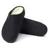 Birkenstock Zermatt Shearling Slipper in Anthracite Sole