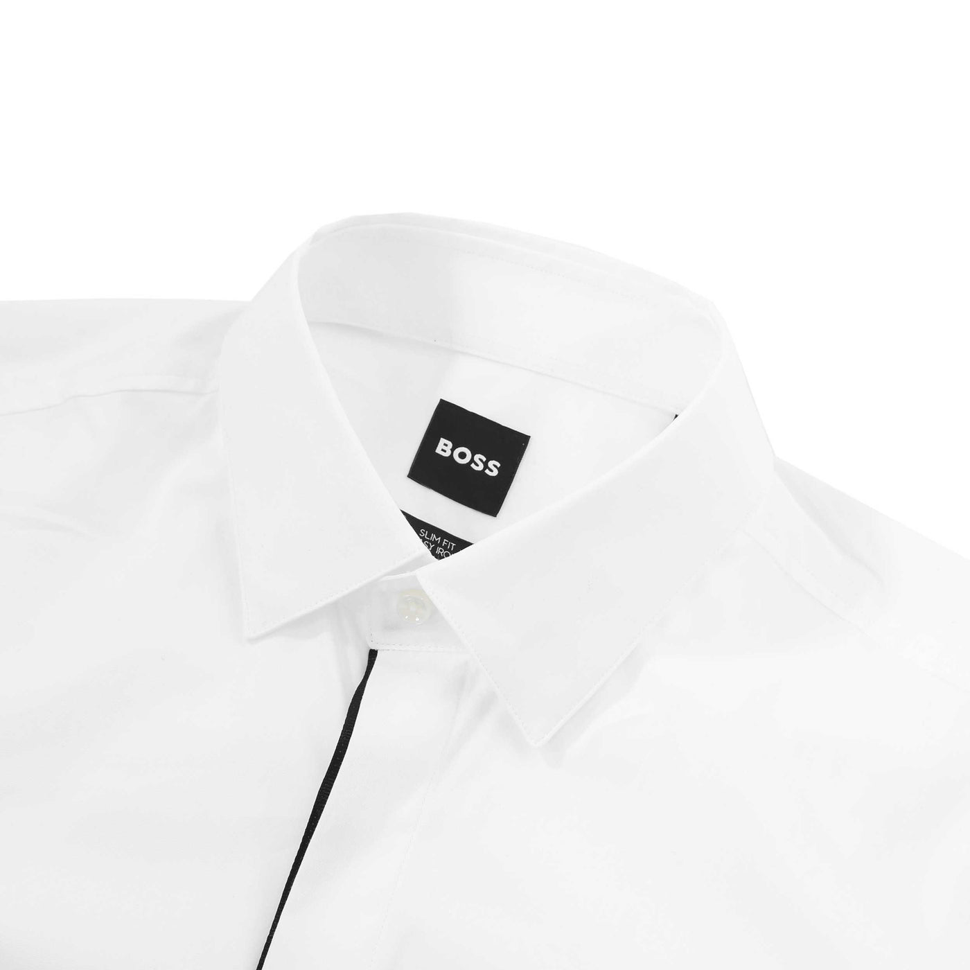 BOSS H Hank Party2 221 Shirt in White Collar