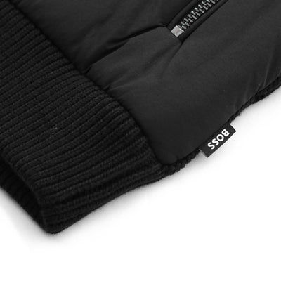 BOSS Merito Knitwear in Black Logo