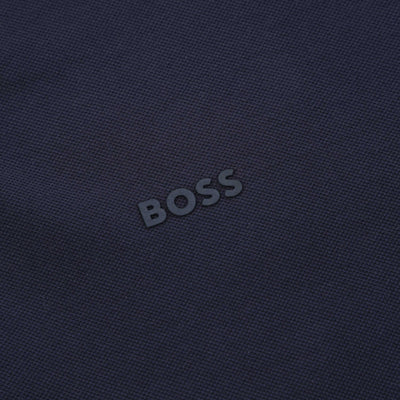 BOSS Parlay 190 Polo Shirt in Dark Blue Logo