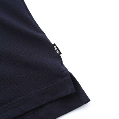 BOSS Parlay 190 Polo Shirt in Dark Blue Tab Logo