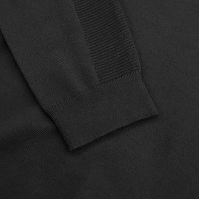 BOSS Momentum X QZ Knitwear in Black Sleeve
