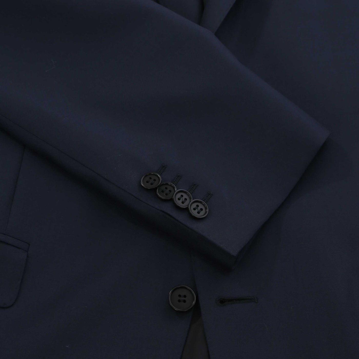 Canali Basic Suit in Navy Cuff