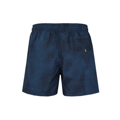 Canali Basic Swim Short in Teal Back