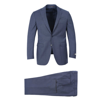Canali Microweave Notch Lapel Suit in Airforce Blue