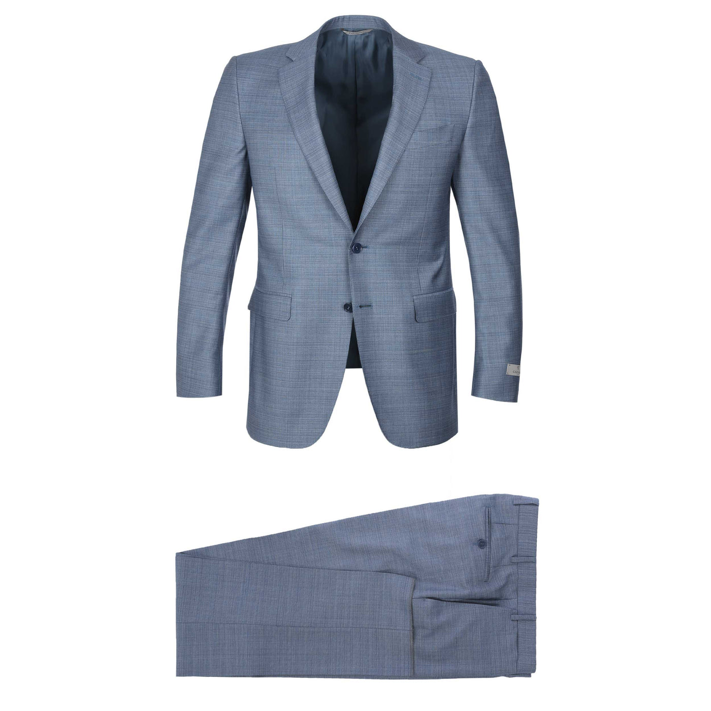 Canali Notch Lapel Milano Suit in Sky Blue