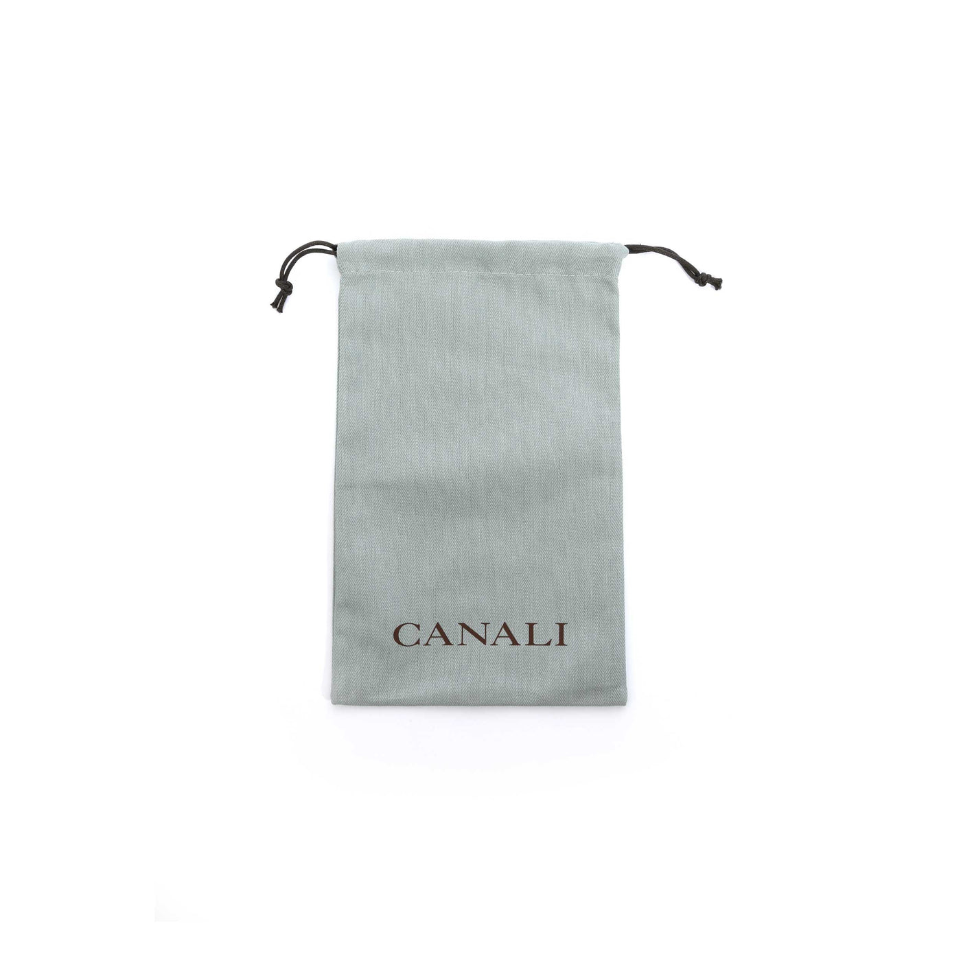 Canali Small Check Print Swim Short in Blue Print Dust Bag