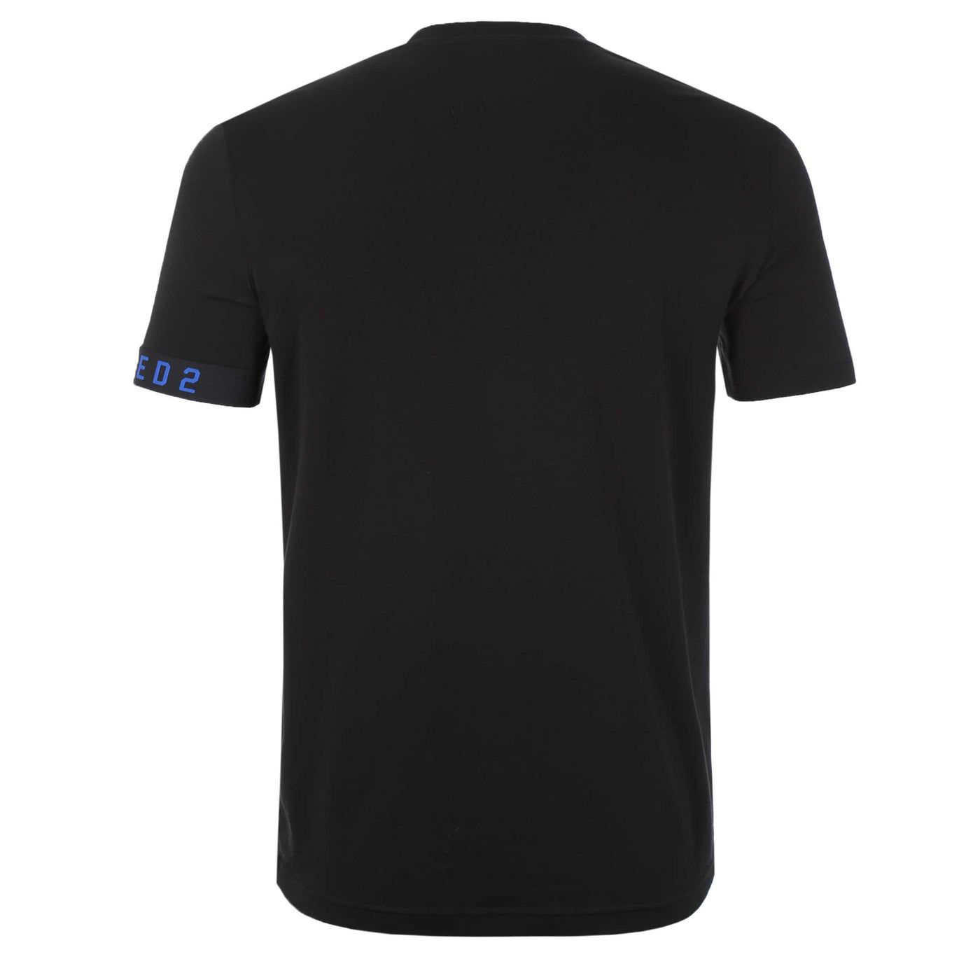 Dsquared2 Arm Band Logo T Shirt in Black Blue Back