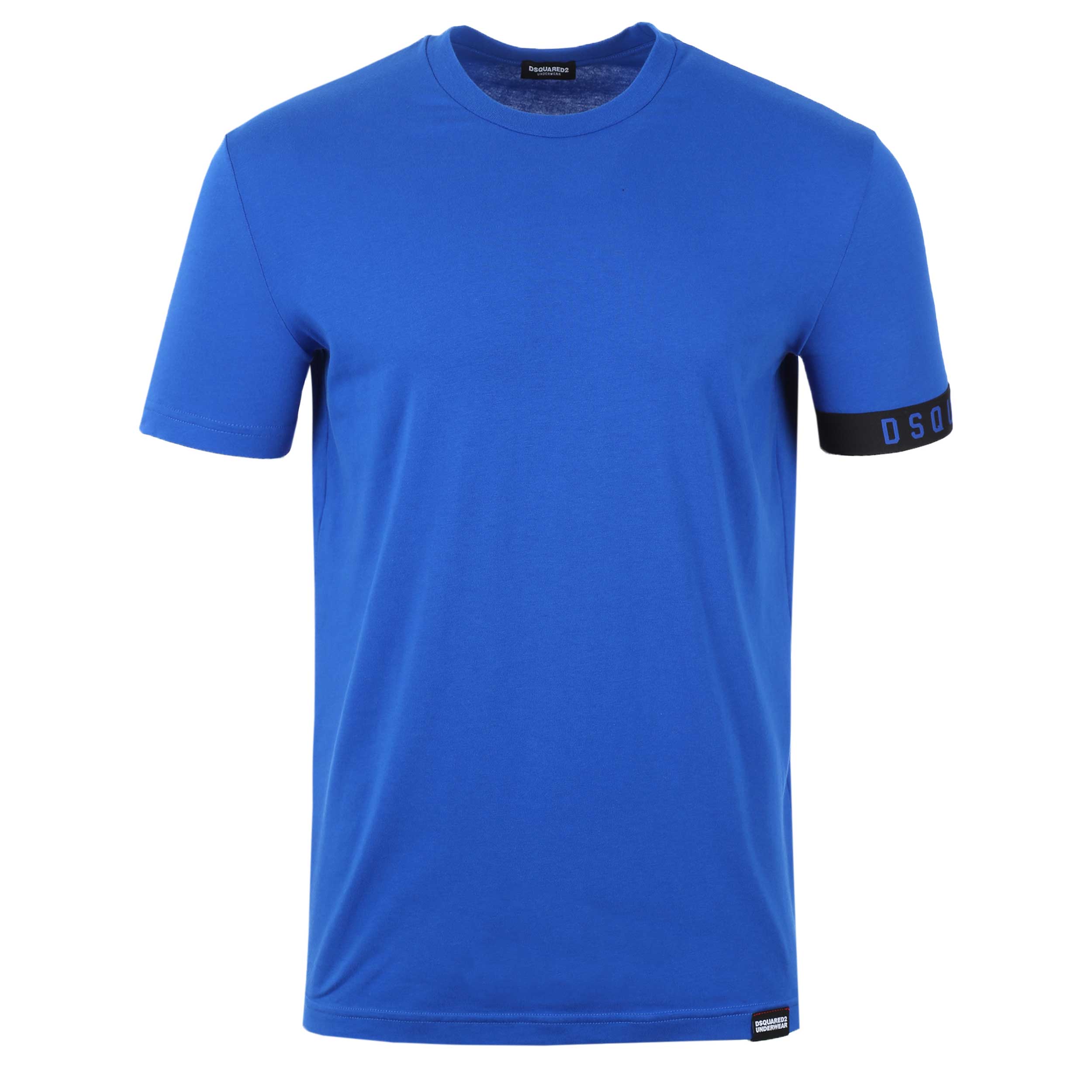Dsquared2 Arm Band Logo T Shirt in Blue Black