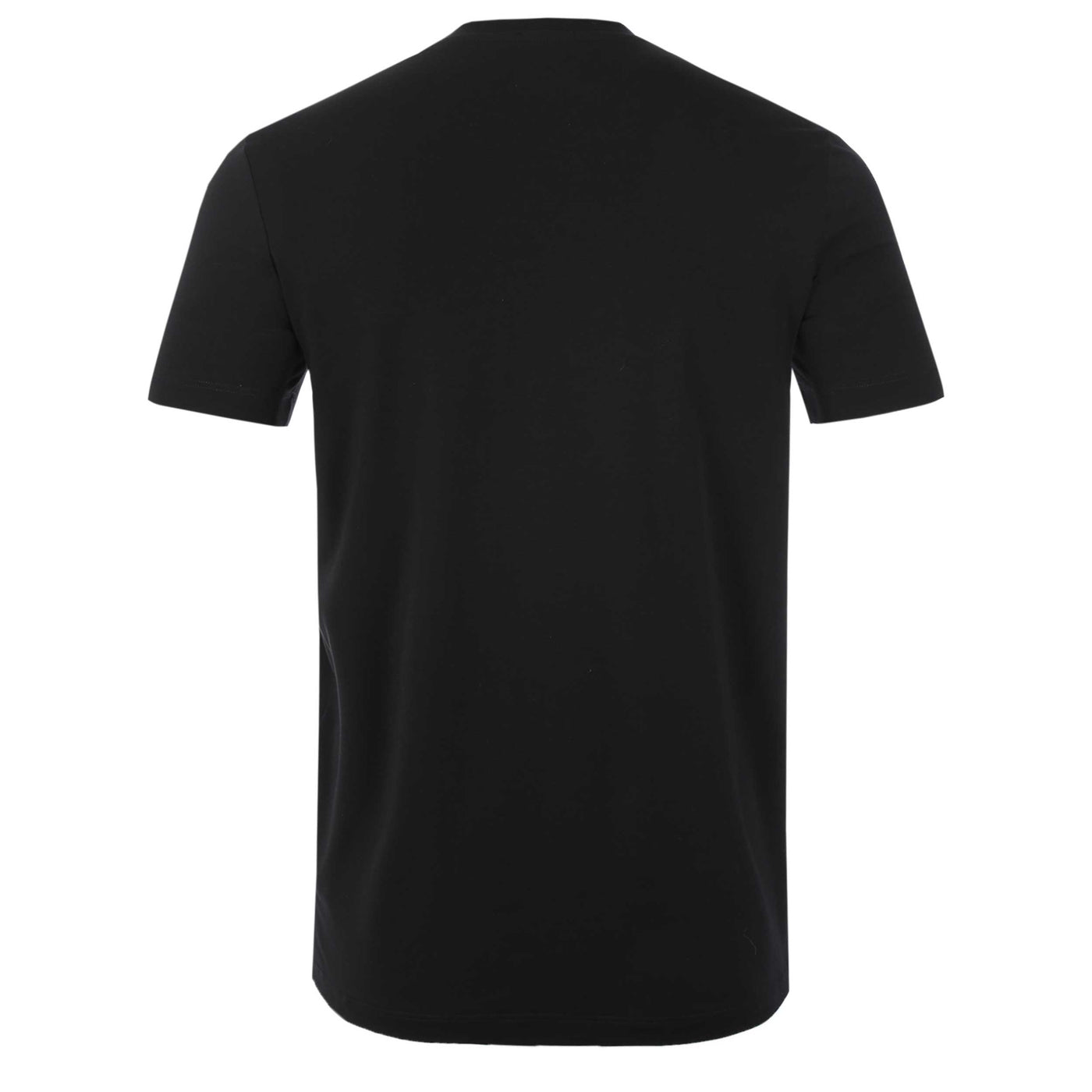 Dsquared2 Square Icon Label T Shirt in Black Blue Back