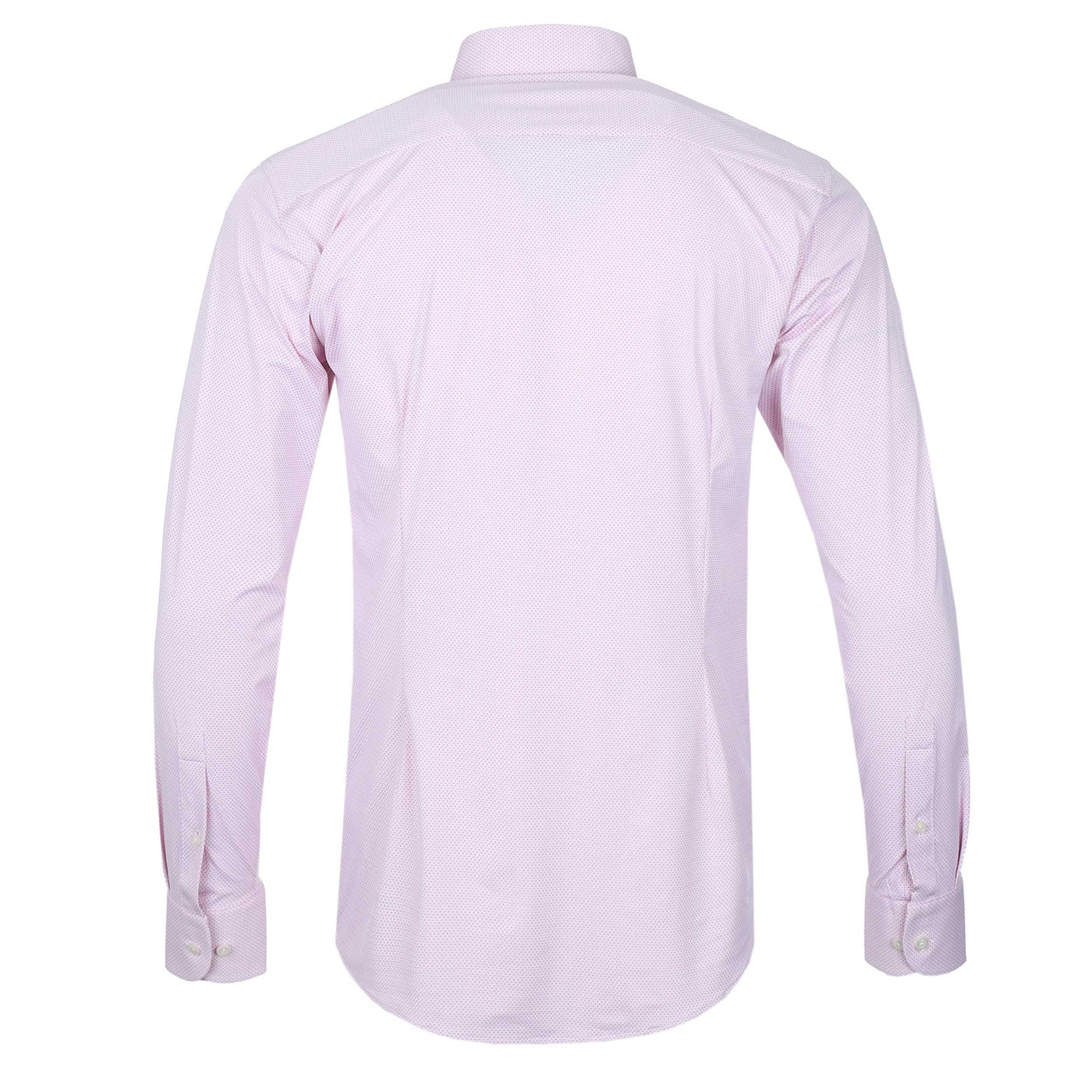 Eton 4 Way Stretch Shirt in Pink Back