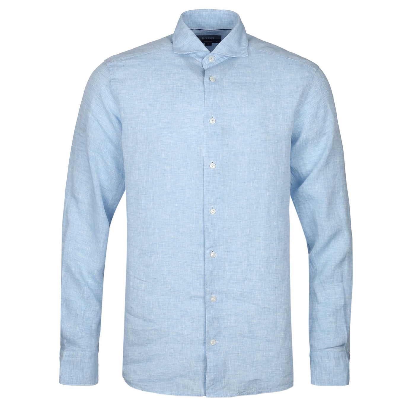 Eton Linen Shirt in Sky Blue