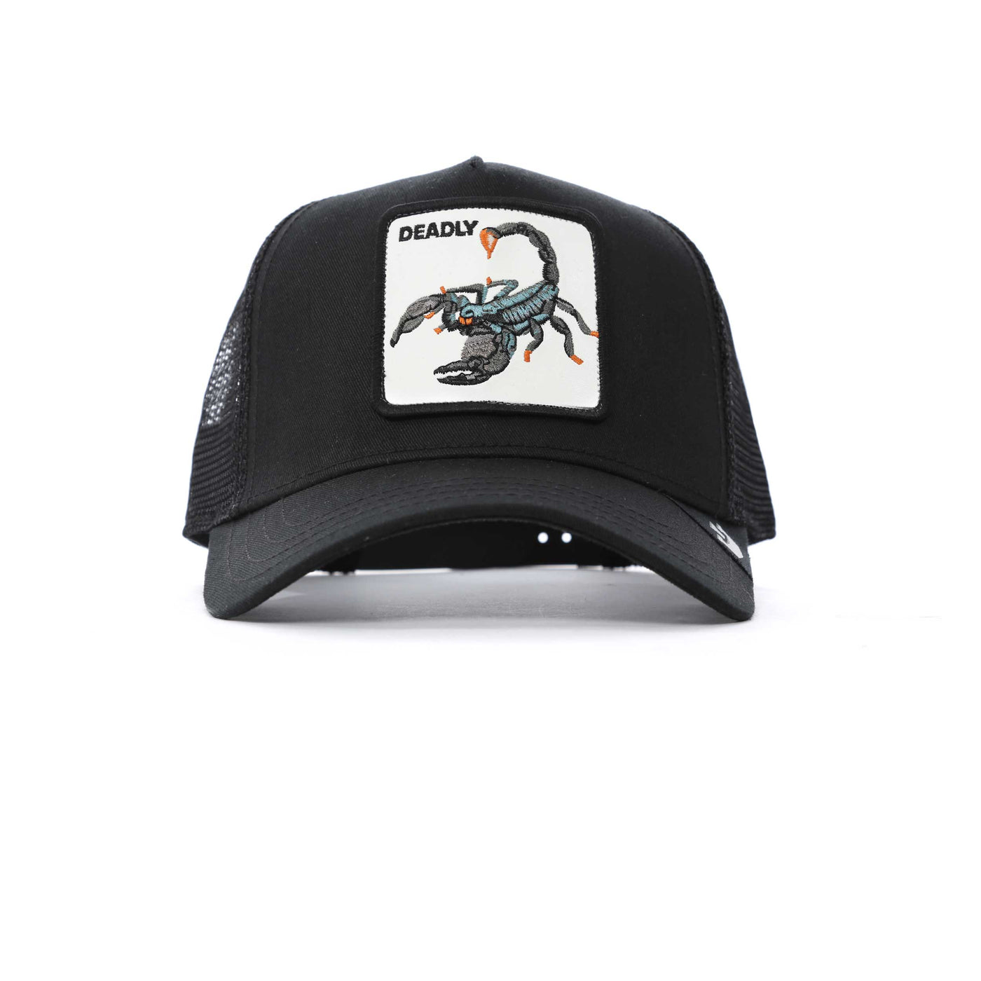 Goorin Bros The Deadliest Scorpion Trucker Cap in Black