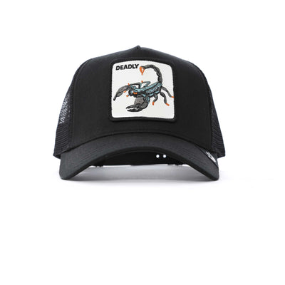 Goorin Bros The Deadliest Scorpion Trucker Cap in Black