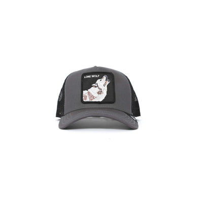 Goorin Bros The Lone Wolf Trucker Cap in Charcoal