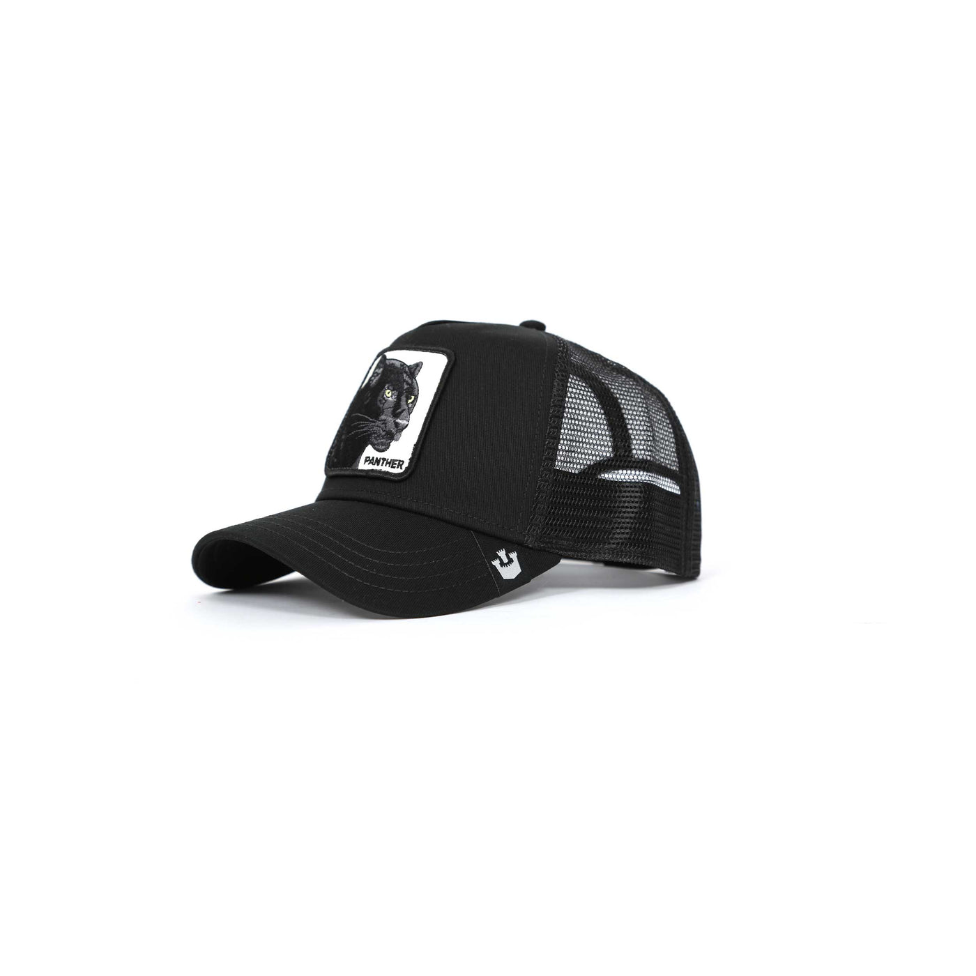 Goorin Bros The Panther Trucker Cap in Black Angle